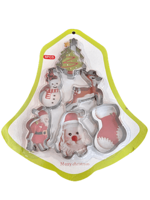 Cortador Galletas Navidad A 6 pcs