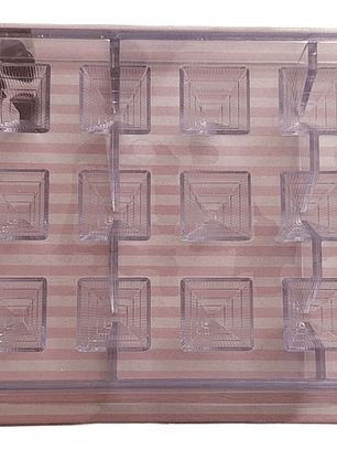 Molde Acrilico Para Chocolate - Piramide