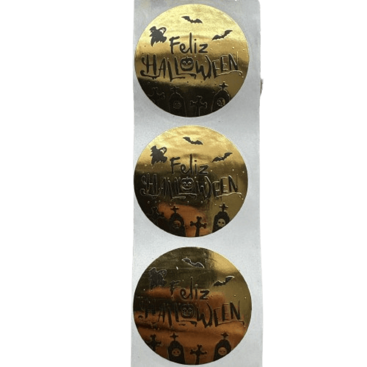 Sticker Halloween B 100 unidades 38mm 2