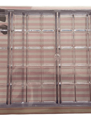 Molde Acrilico Para Chocolate - Barra Chocolate