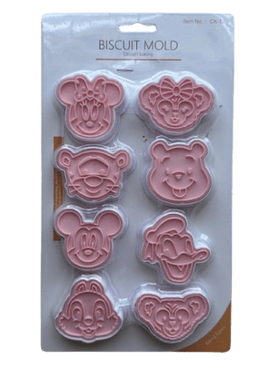Cortador Galletas Figuras Disney 8 pcs