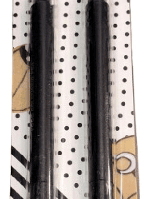 Lápices Marcadores Comestibles Negro 2 Unidades