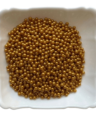 Perla Dorada Brillante 4mm 70gr