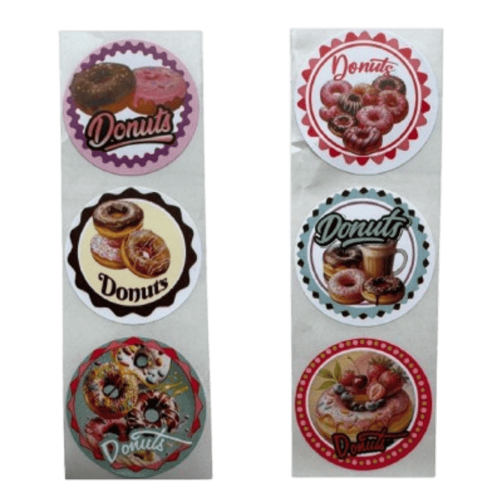 Sticker Donas A 38mm 100un 1