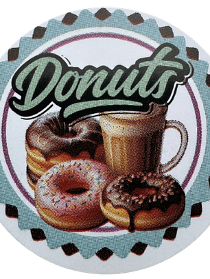 Sticker Donas A 38mm 100un