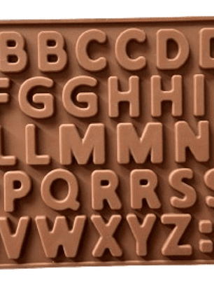 Molde Silicona Letras Para Chocolate/fondant
