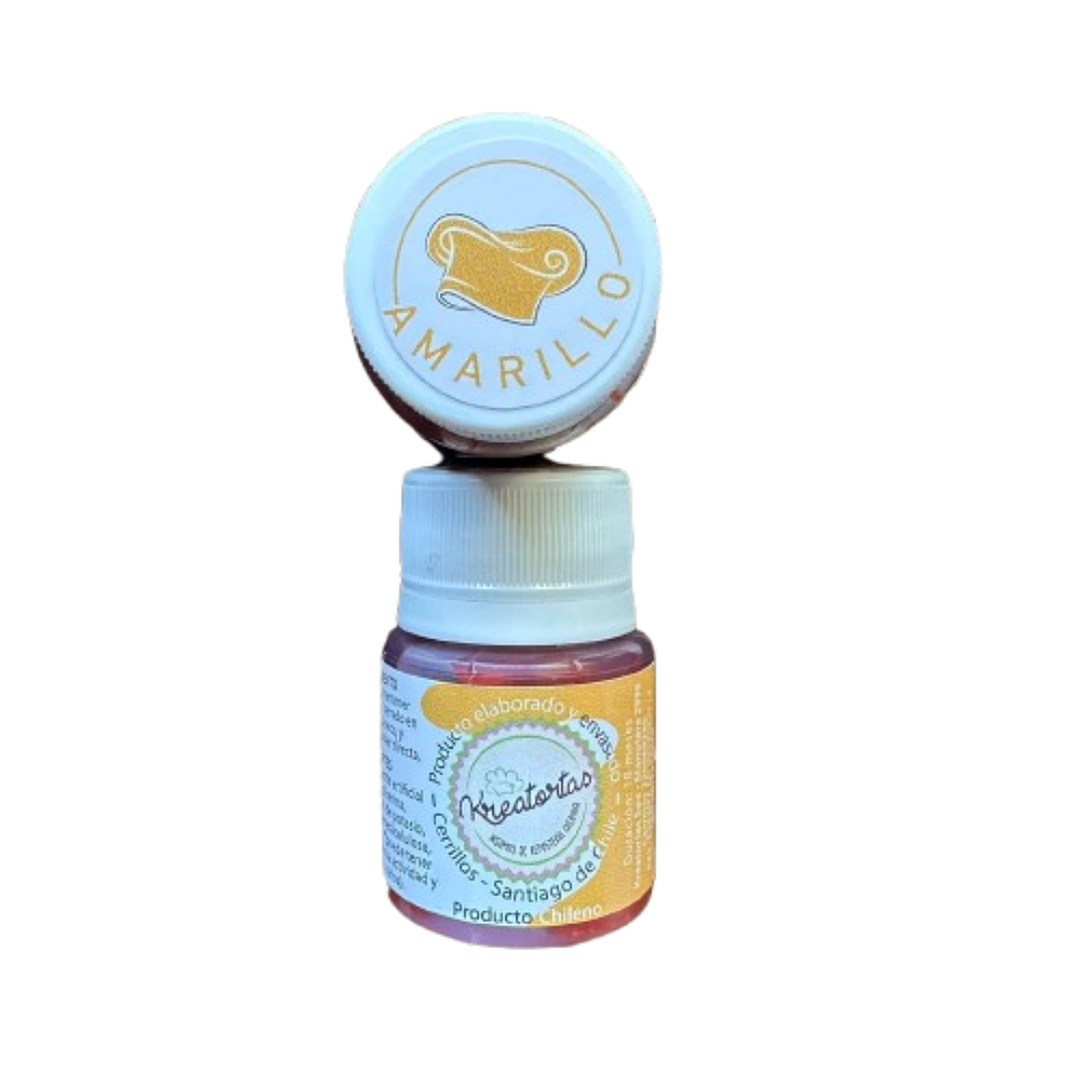 Colorante en Gel Amarillo Kreatortas 1