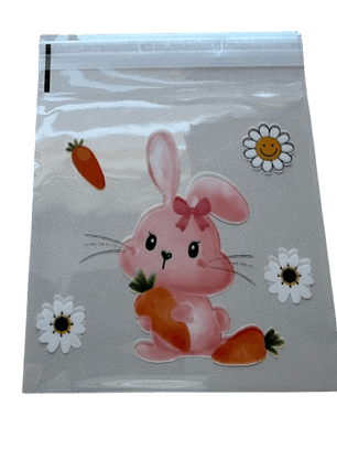 Bolsas Pascua D 10x10+2cm autoadhesivas 100un