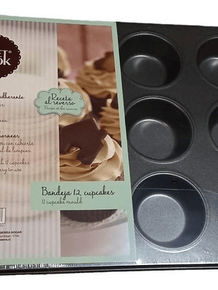 Molde 12 Cupcake Sweet Cook 6,5 Cm