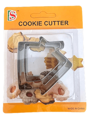 Cortador Galletas Casa 3 pcs
