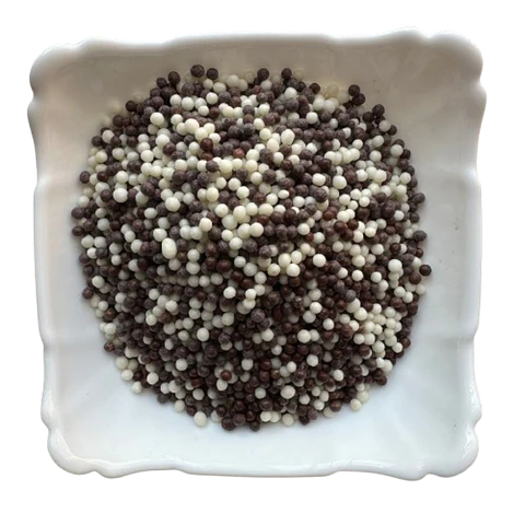Bolitas Cereal Micro Blanco Negro Bañadas Chocolate 500g
