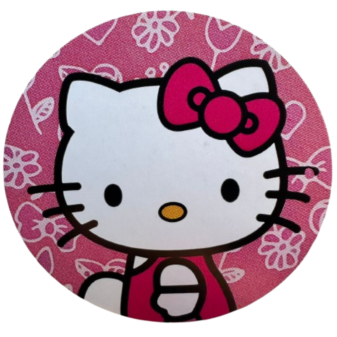 Sticker Hello Kitty 6 Diseños 38mm 100un 5