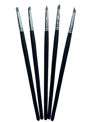 Set 5 Pinceles Punta Silicona