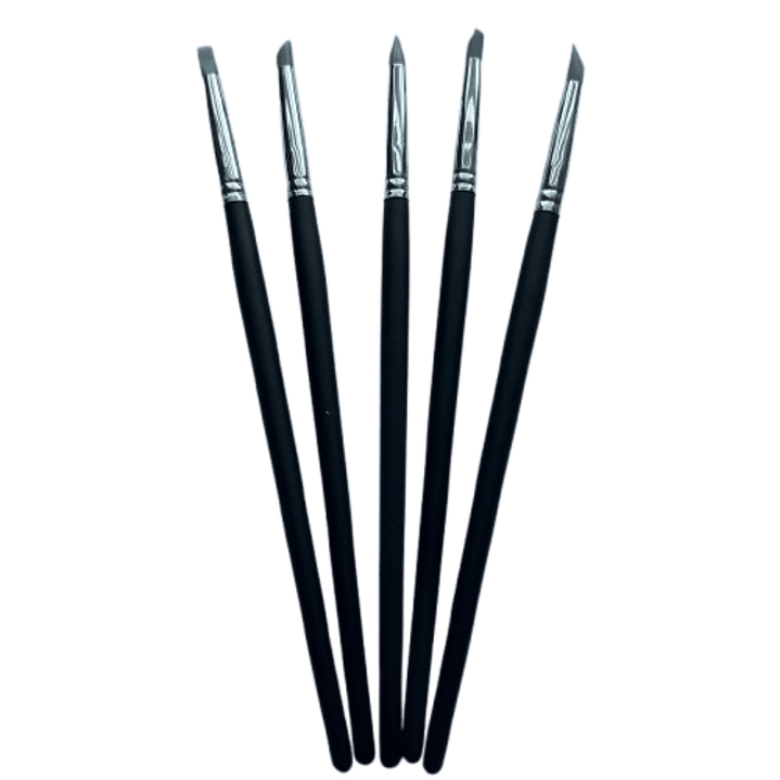 Set 5 Pinceles Punta Silicona 1