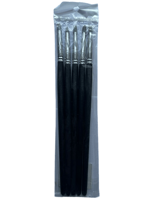 Set 5 Pinceles Punta Silicona