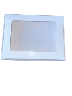 Pack 5 Caja A con Ventana 6 Alfajores 19x15x3cm