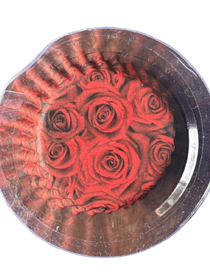 Capsulas Mini Cupcake Diseño I Rosas Rojas 100 un