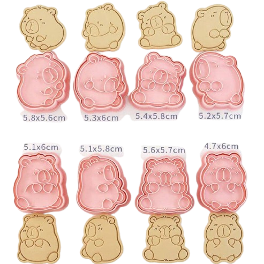 Cortador Galletas Capibara 8 diseños 2