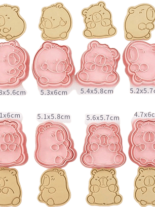 Cortador Galletas Capibara 8 diseños