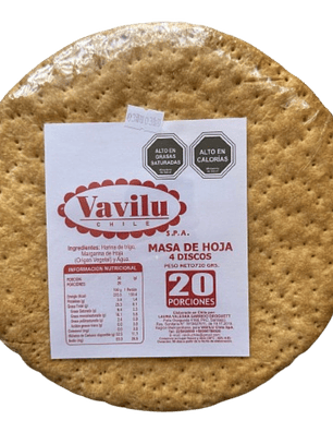 Discos Milhojas 20p 4 capas Vavilu