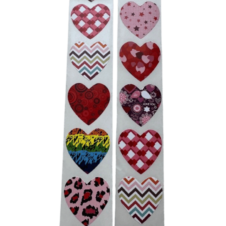 Stickers Corazon A 100un 2,5cm 1