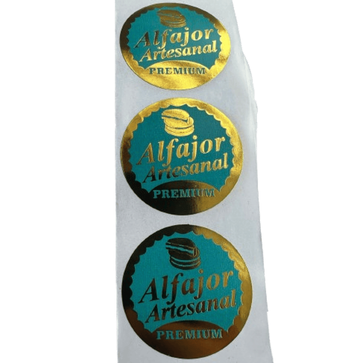 Sticker Alfajor Calipso 38mm 100un 2