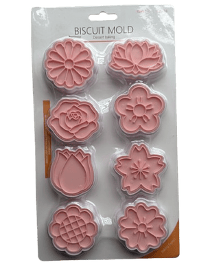 Cortador Galletas Flores Estampadas