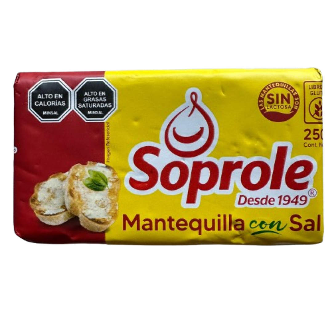 Mantequilla Soprole con Sal 250gr 1