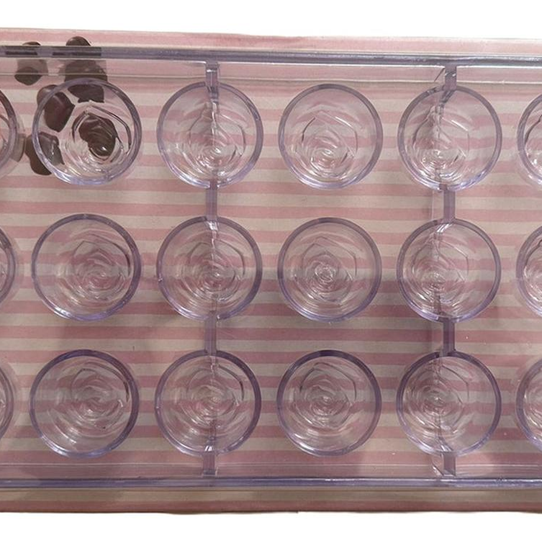 Molde Acrilico Para Chocolate - Flor 1