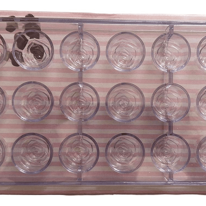 Molde Acrilico Para Chocolate - Flor 1