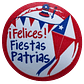 Sticker Fiestas Patrias Volantin 38mm 100un - Miniatura 1