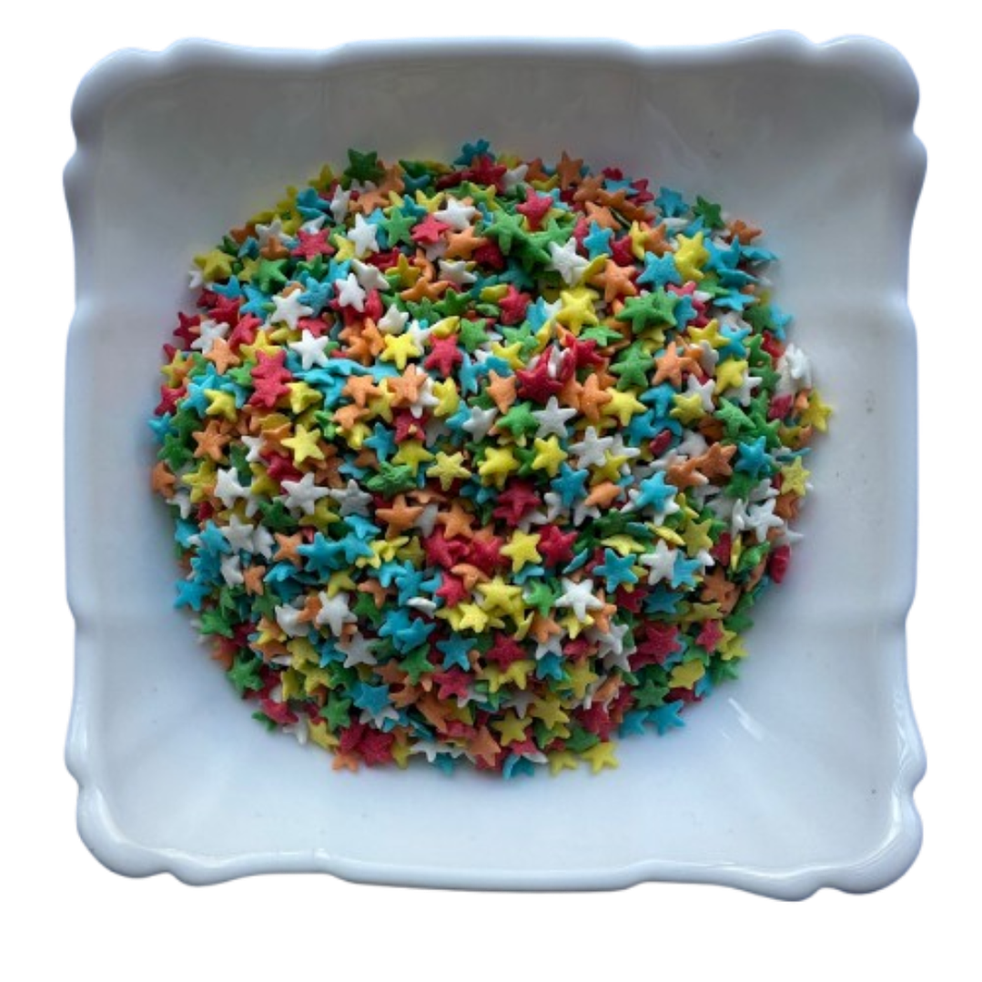 Decoración Estrellas Multicolor 500gr 2