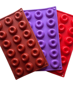 Molde Silicona 18 Mini Dona Donuts