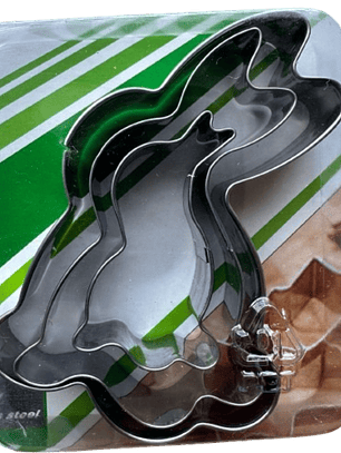 Cortador Galletas Conejito 3 pcs