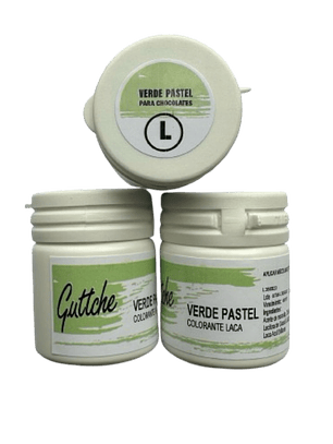 Colorante Laca Verde Pastel Guttche 15gr
