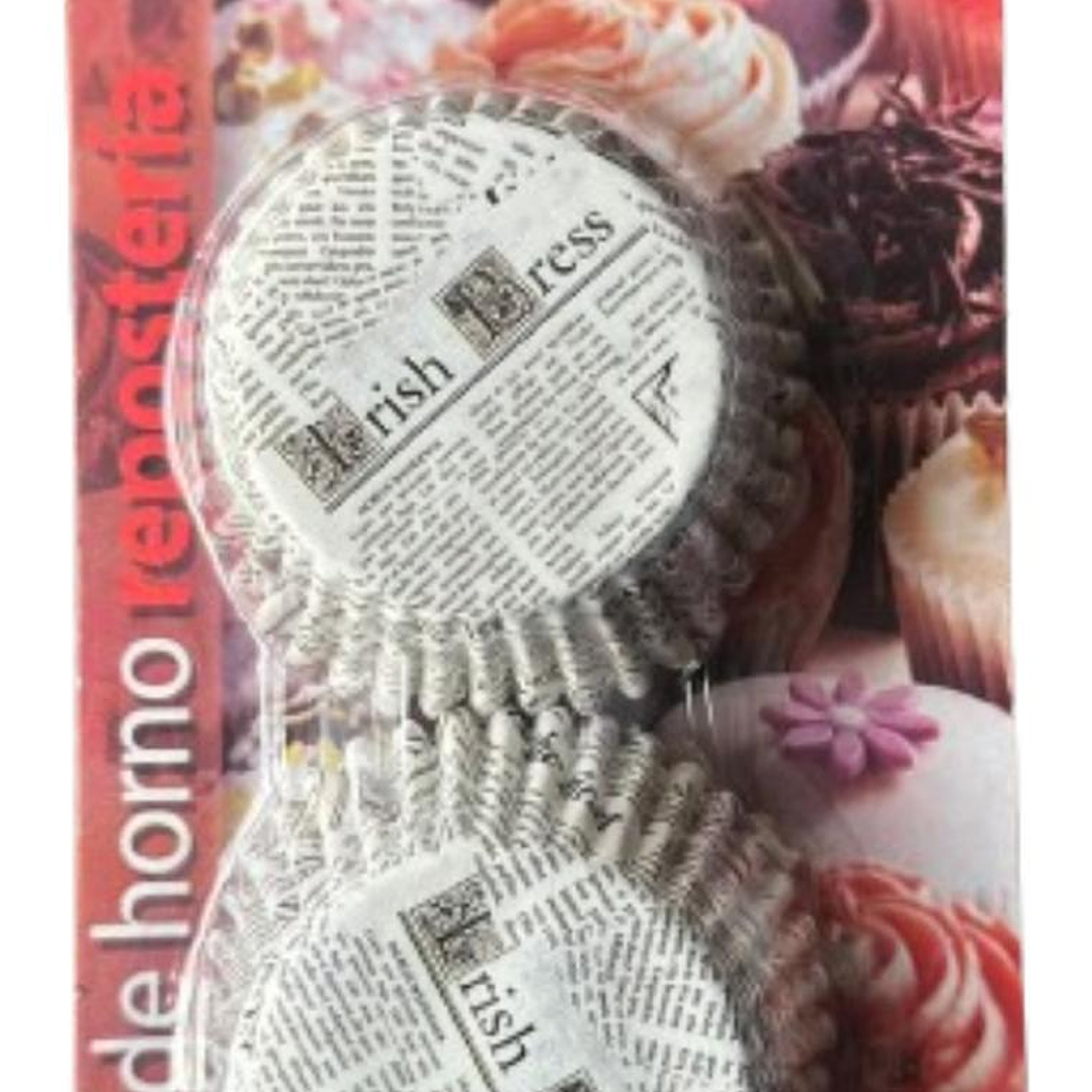 Capsulas Cupcake Diseño E News 100 Un 1