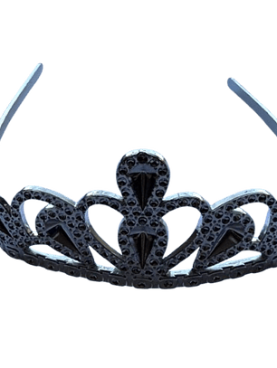 Corona 12x5cm Plateada diseño B