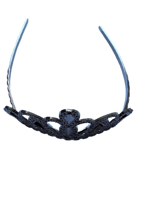 Corona 12x5cm Plateada diseño B