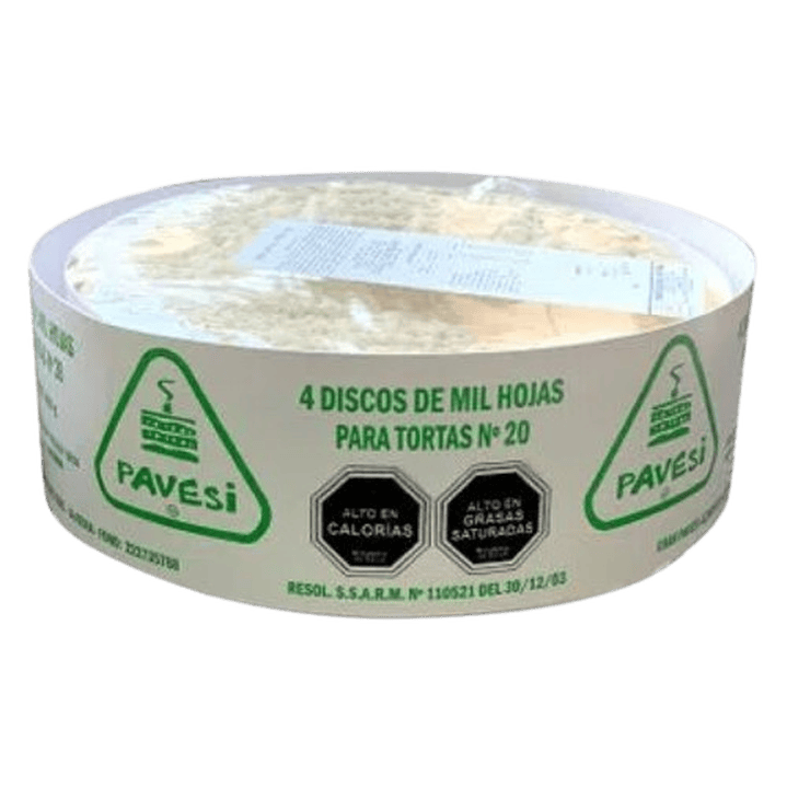 Disco Milhojas N20 Pavesi 19,5 cm 1