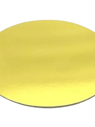 Pack 5 Bandeja Redonda Dorada 30 cm