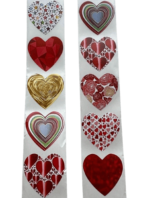 Stickers Corazon B 100un 2,5cm