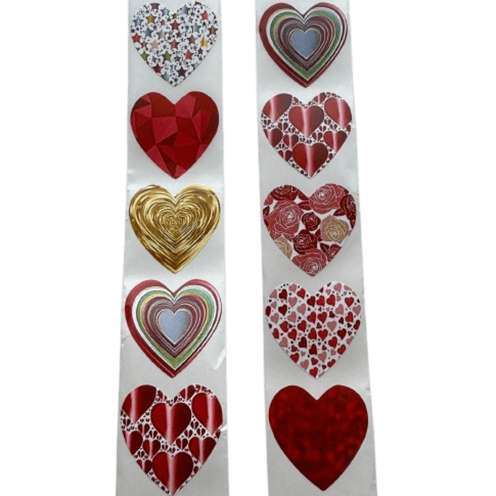 Stickers Corazon B 100un 2,5cm 1
