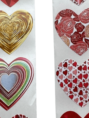 Stickers Corazon B 100un 2,5cm