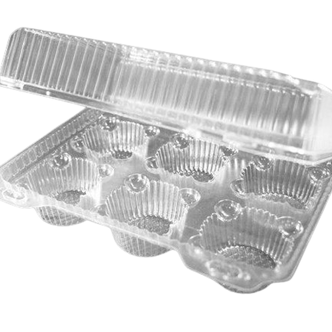 Pack 5 Caja para 6 Muffin / Cupcake / Queque 1