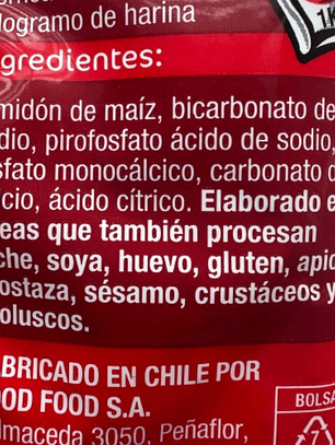 Polvos de Hornear Gourmet 500gr