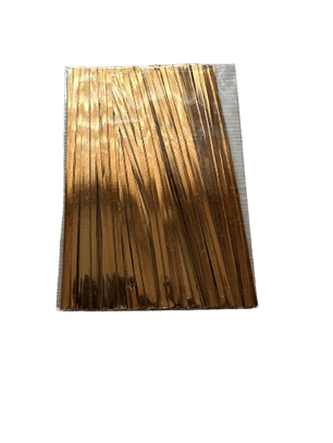 Amarra Dorada 8cm 100 unidades