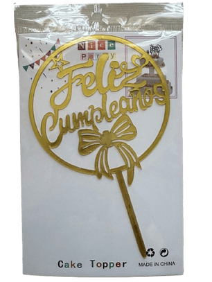 Topper Feliz Cumpleaños 1