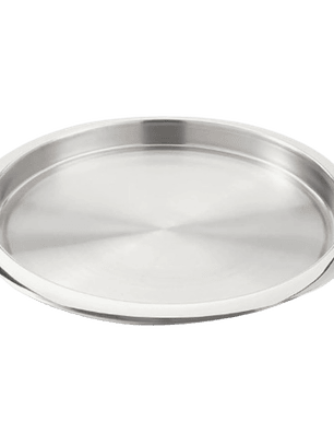 Bandeja Redonda Acero Inoxidable 35cm