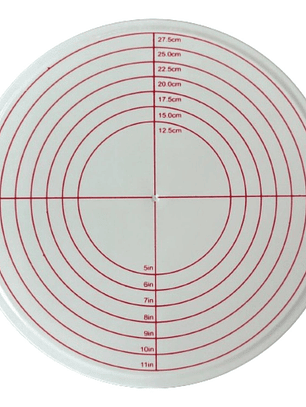 Base Giratoria Decoracion Torta Con Freno 30cm