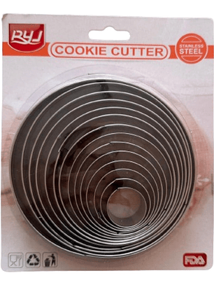 Cortador Galletas Circular 14 pcs